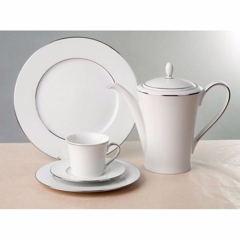 Cryspo Trio Σετ Τσαγιού 15 Τεμαχίων Πορσελάνη με Ρίγα α